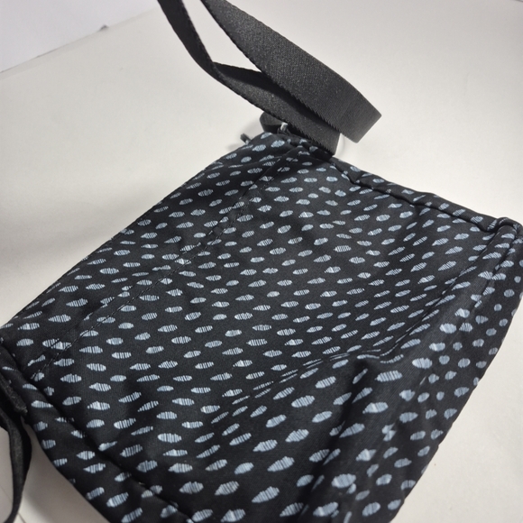 Kiplings Sebastian Ultimate Dots Rasp Dream Black Crossbody Purse - Picture 6 of 10